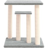  Grebalica za mačke s platformama svjetlosiva 50 cm | shoptok.hr