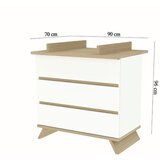 Faktum Sienna komoda + nastavak za previjanje, White | shoptok.hr