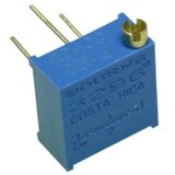 Bourns cermet trim potenciometar, 25 okretaja, 5 kω, 0,5 w, tht, bočni, 3296P-1-5 cermet trimer linearno 0.5 w 5 kΩ 9 ° 1 st. Cijene