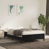  Okvir krevet bez madraca crni 120x190 cm baršunasti | Eponuda.com