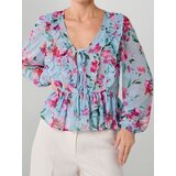 Sinsay Poluprozirna bluza s cvjetnim uzorkom | shoptok.hr