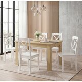MID.YOU JEDILNA MIZA, medeni hrast | Shoptok.si