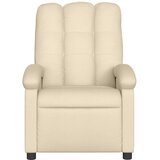  Naslonjač od tkanine krem | shoptok.hr