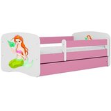 HAPPYKIDS Dječji krevet Dreamy mala sirena 140x70 sa madracem s ladicom Rozičasta | shoptok.hr