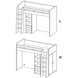 MID.YOU Visoka postelja Unit, | Shoptok.si