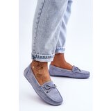 Boto marka niezdefiniowana Women's Suede Moccasins Blue Si Passione | Shoptok.si