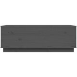  Stolić za kavu sivi 100 x 50 x 35 cm od masivne borovine | shoptok.hr