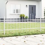  Ograda za vrt s lukom - Bijela 13 6x0 75 m - Čelik | shoptok.hr