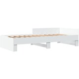  The Living Store Posteljni okvir bel 75x190 cm inženirski les - Posteljni Okvir, (21496964) | Shoptok.si