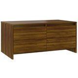 Maison Chic Klubska mizica - kavna mizica - Nizka mizica rjavi hrast 90x50x41,5 cm iverna plošča, (21752926) Cene
