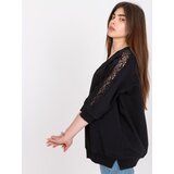 RUE PARIS Blouse-RV-BZ-7557.01-black | Shoptok.si