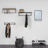 Spinder Design Črn kovinski stenski obešalnik Clint – | Shoptok.si