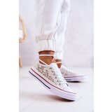 Boto Women's fabric sneakers with openwork White Venture | Shoptok.si