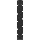  Noge za barski stol Crne 2 kom 50 x (90-91) cm Čelik | shoptok.hr