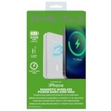 Celly magnetic wireless power bank 5000 mAh + kabl Type-A na Type-C bela | ePonuda.com