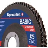  Lamelirana brusna ploča Basic 125mm, ZK40 | shoptok.hr