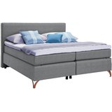 Esposa postelja boxspring 180 cm x 200 cm , tekstil siva Cene