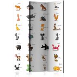  Paravan u 3 dijela - Learning by playing (animals) [Room Dividers] 135x172 Cijene