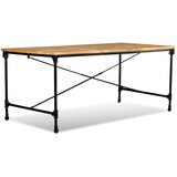  Blagovaonski Stol Masivno Drvo Manga 180 cm | shoptok.hr