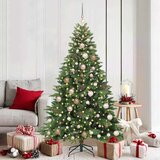vidaXL Umestno božično drevo med 300 LED Zelena 180 cm PE in PVC | Shoptok.si