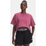 Under Armour UA HWT Boxy Wash SS-RED T-Shirt - Women's Cene