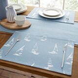 Catherine Lansfield Bombažni pogrinjki v kompletu 4 ks 30x46 cm Salcombe Boats – | Shoptok.si