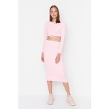 Trendyol Pink Knitwear Bottom-Top Set Cene