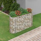 Furnova Visoka greda gabion pocinkano železo 190x50x100 cm, (21921818) | Shoptok.si