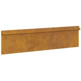 vidaXL Ograja za polže 16 pcs Rjav 100 x 3,5 x 25 cm | Shoptok.si