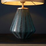  Endon 93059 - Stona lampa ALYSSIA 1xE27/10W/230V zlatna/plava | Eponuda.com