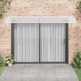 Nadstrešnica za vrata siva i prozirna 350x75 cm polikarbonat | shoptok.hr