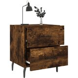  Noćni ormarić boja hrasta 40x35x47,5 cm od konstruiranog drva | shoptok.hr