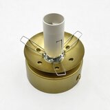 Stropna svetiljka ELIAS 1xE14/5W/230V Ø 13 cm zlatna/dimljeno bež | Eponuda.com