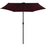  Vrtni suncobran s aluminijskom šipkom 270 x 246 cm bordo | shoptok.hr