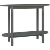  Konzolni stol sivi 110 x 40 x 80 cm od masivne borovine | shoptok.hr