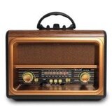  RX-BT89 retro prenosni radio z Bluetoothom, FM, USB, SD in TWS funkcijo | Shoptok.si