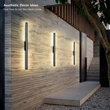  Brilagi - LED spoljna zidna svetiljka LINEO LED/24W/230V 4000K IP65 crna | Eponuda.com