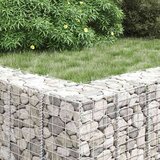  Gabionske povišene gredice 3 kom 30 x 30 x 100 cm željezne | shoptok.hr