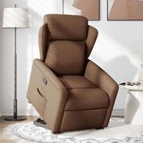  Naslonjač na podizanje od tkanine smeđi | shoptok.hr