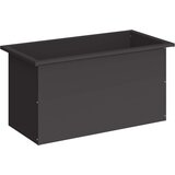  Vrtna posuda za sadnju s LED svjetlom Crna 40 x 80 x 40 cm | shoptok.hr