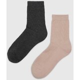 Marisse Women's Socks Z-Sk-4509 Dusty Pink Cene