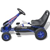  Go Kart s Pedalama i Podesivim Sjedalom Plavi | shoptok.hr
