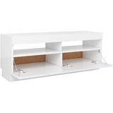 vidaXL TV ormarić s LED svjetlima bijeli 100 x 35 x 40 cm | shoptok.hr