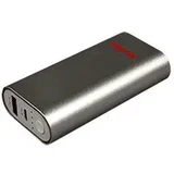 power bank 5200 mah, srebrni