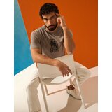 Sinsay Pamučna majica kratkih rukava isprana izgleda | shoptok.hr