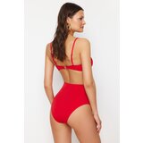 Trendyol Red Premium Accessory High Waist Hipster Bikini Bottom | Eponuda.ba