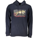 Cavalli Class MEN&#39;S BLUE ZIPLESS SWEATSHIRT | Shoptok.si