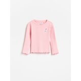 Reserved Majica kratkih rukava s vezom - ružičasta | shoptok.hr