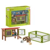 Schleich set figur Zajčnik, set z zajčki in dodatki 42420 | Shoptok.si