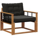  Set vanjskih sofa Čvrsto drvo akacije i Textilene Prirodna | shoptok.hr
